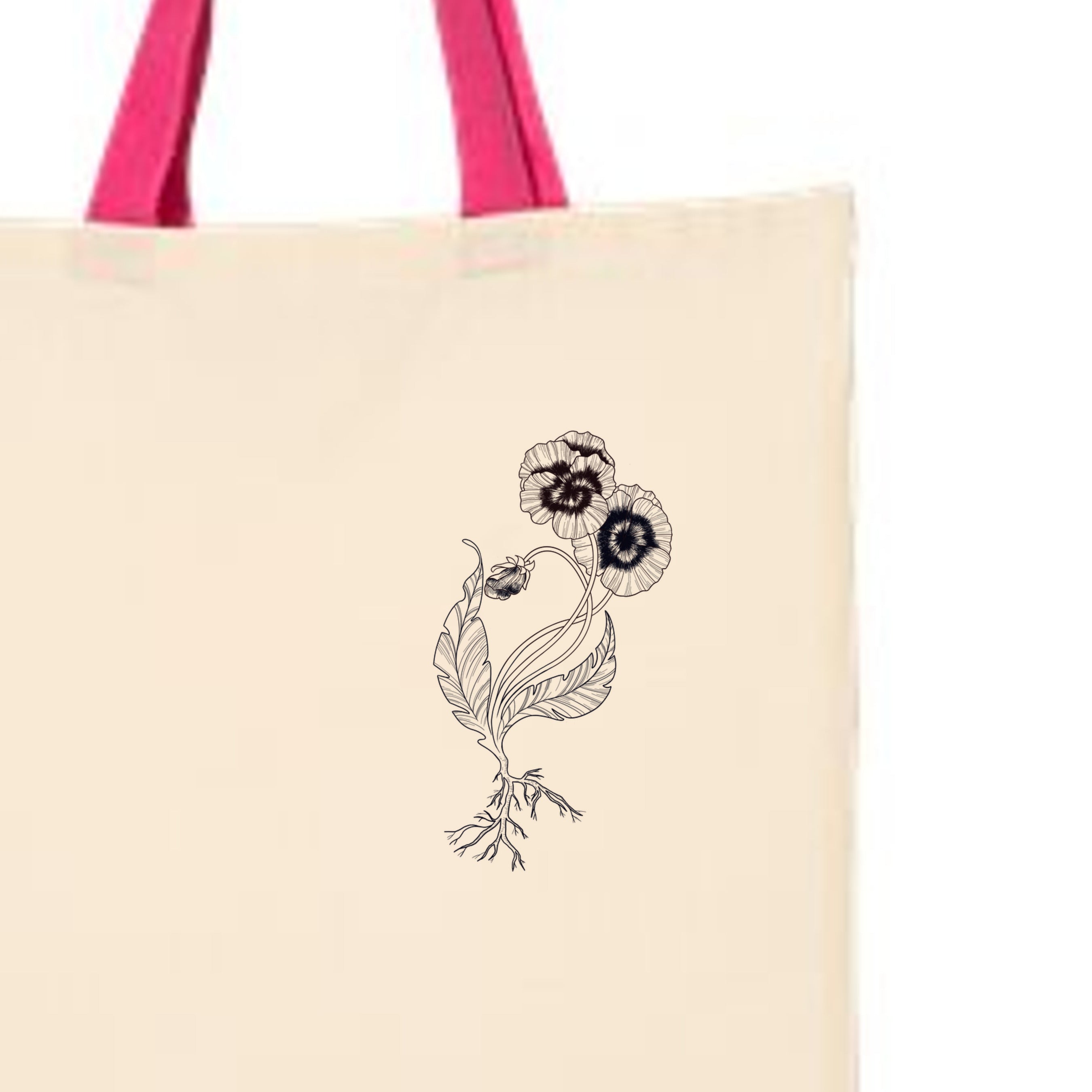 Natural/ Hot Pink - QTB6000 - FRONT