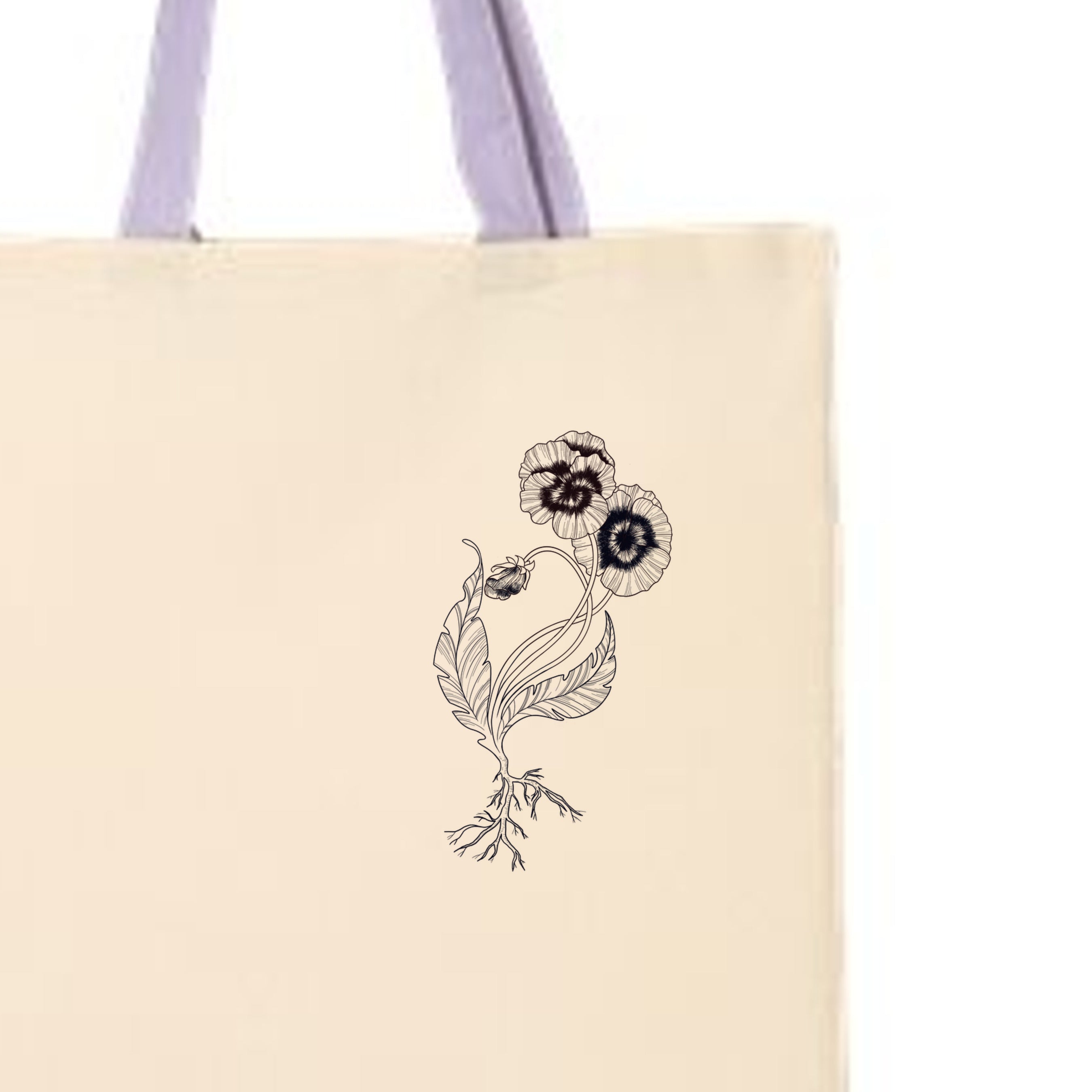 Natural/ Lavender - QTB6000 - FRONT